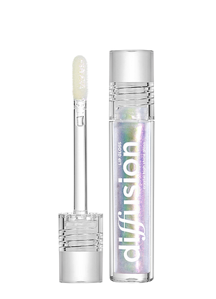 Блиск для губ parisa cosmetics diffusion з голографічним ефектом dfg-03, 01 рожевий daily skin care