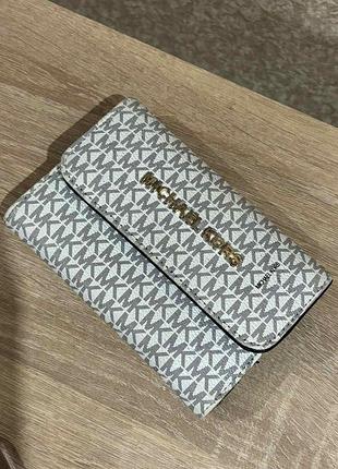 Кошелек michael kors jet set large trifold wallet