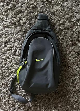 Сумка nike nsw essentials sling bag сіра через плече