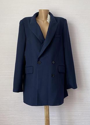 Zara синий женский пиджак р xl