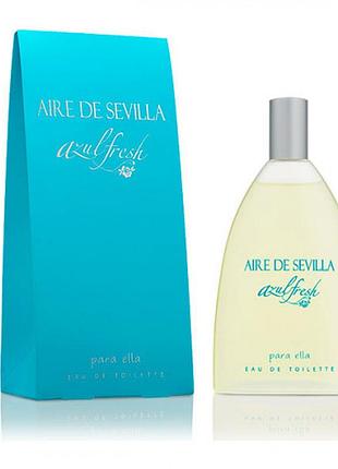 Туалетная вода женская instituto español aire de sevilla azul fresh 150 мл daily skin care