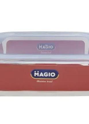 Контейнер для хранения еды magio mg-1262 стеклянный 1.5 л прозрачный