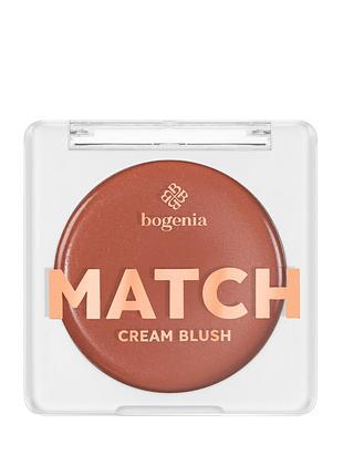 Рум'яна кремові bogenia match cream blush (bg634), 06 теракотові daily skin care