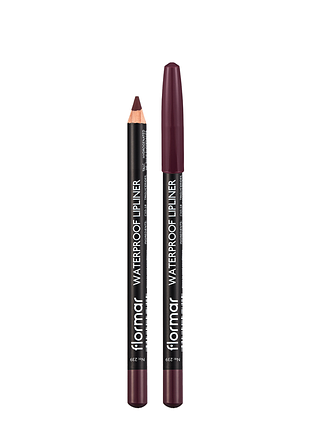 Карандаш для губ flormar waterpoof lipliner водостойкий no 239 сиренево-розовый pink lilac daily skin care