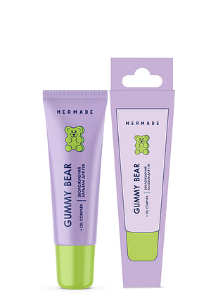 Бальзам для губ зволожуючий mermade gummy bear 10 г daily skin care