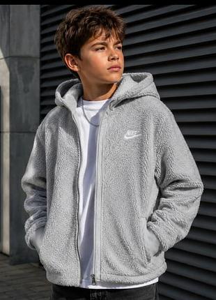 Крута куртка зіпка шерпа nike
