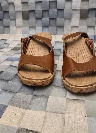 Сандалии crocs a-leigh slingback wedge 3