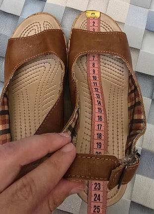 Сандалии crocs a-leigh slingback wedge 7