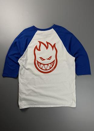 Лонгслів spitfire wheels bighead raglan l оригінал скейт реглан