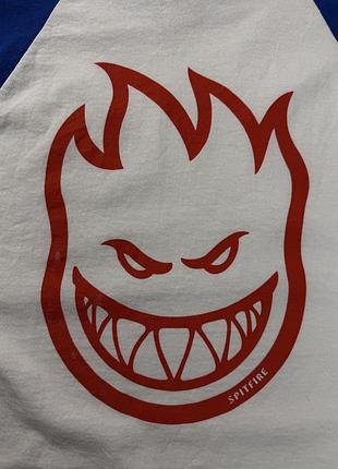 Лонгслів spitfire wheels bighead raglan l оригінал скейт реглан 3