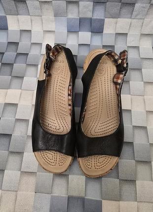Сандалии crocs a-leigh slingback wedge