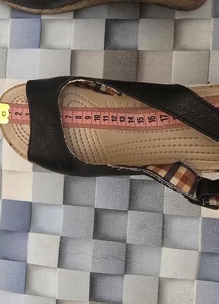 Сандалии crocs a-leigh slingback wedge 6