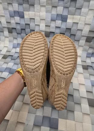 Сандалии crocs a-leigh slingback wedge 5