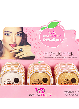 Набор хайлайтеров для лица warda beauty, 12 штук daily skin care
