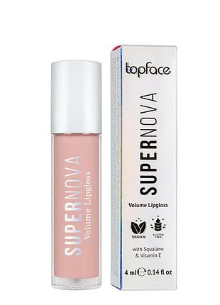 Блиск для губ topface supernova volume lipgloss 4 мл pt209, 21 pink dream світло-рожевий