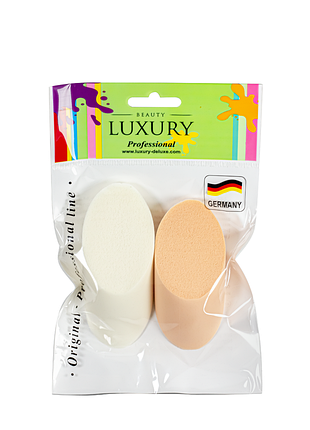Набір спонжів для макіяжу beauty luxury 2 шт/уп sp-07