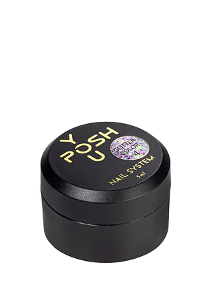 Гель-лак с глиттером для маникюра youposh glitter color профессиональный 5 мл, 04 сиреневый daily skin care