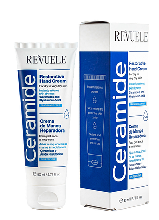 Крем для рук revuele сeramide відновлюючий 80 мл daily skin care