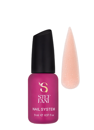 База камуфлююча для гель-лаку steffani cover base 9 мл, 62 персикова з шимером daily skin care