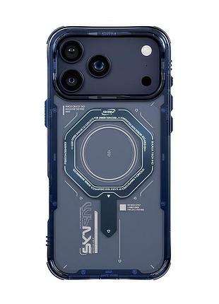 Чехол-накладка skinarma magma (mag-charge) iphone 17 pro max (6.9") blue