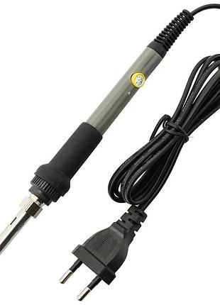 Паяльник электрический 60w с регулировкой температуры 220v eu plug серый