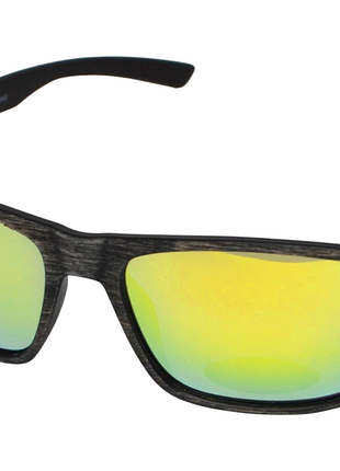 Очки alterimage eyewear catamaran graywood polarized (g-tech yellow), зеркальные золотистые линзы в оправе цвета сухой древесины