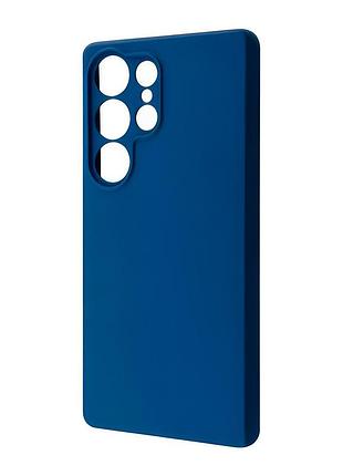 Чехол-накладка silicone case full samsung galaxy s25 ultra (s938) синий