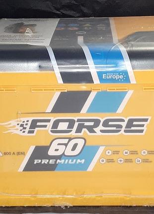 Аккумулятор 60ah 12v forse premium en600 слева плюс (1) l