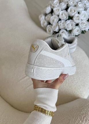 Кросівки puma suede xl mint grey white 🤍 9