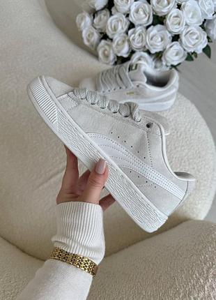 Кросівки puma suede xl mint grey white 🤍 8