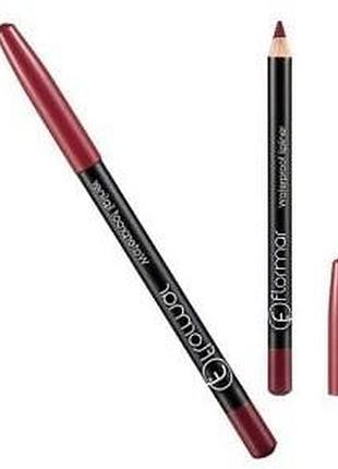 Карандаш для губ flormar waterpoof lipliner водостойкий no 219 натуральный розовый natural pink daily skin care