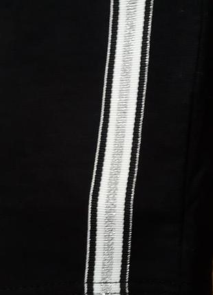 Платье черное с лампасами 2