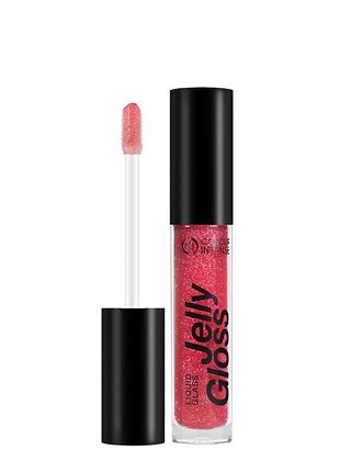 Блиск для губ з шимером colour intense jelly gloss lg-131 № 013 малиново-бордовий daily skin care