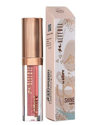 Блеск для губ neverti shine lipgloss шиммерный 3 мл (np803 ), 005 be in star светло-вишневый daily skin care
