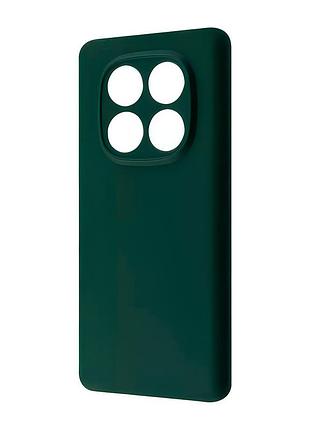 Чохол-накладка silicone case full xiaomi redmi note 14 pro+ зелений