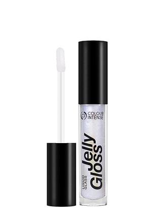 Блеск для губ прозрачный с шиммером colour intense jelly gloss liquid glass lg-131, 6 мл, 017 daily skin care