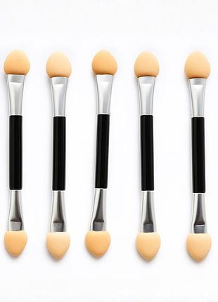 Набор аппликаторов для теней beauty luxury 5 шт ар-05
