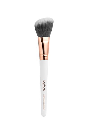 Пензель для контурування обличчя topface professional make-up для нанесення пудри, крему, скошена