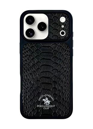 Чехол-накладка santa barbara polo & racquet club series knight (sb-ip17spknt-p6.9blk) iphone 17 pro max (6.9") black