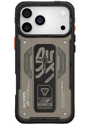Чохол-накладка skinarma aegis (mag-charge) iphone 17 pro (6.3") grey