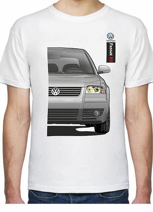 Футболка мужская avtolife с принтом volkswagen passat b5 f 105505 xl белая