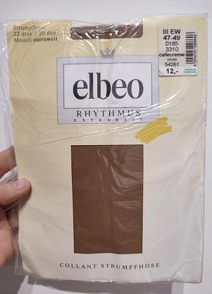 Эластичные колготки для пышных форм elbeo rhythmus extraweit 20 den (германия), размер iii (47-49) 2