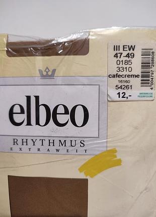 Эластичные колготки для пышных форм elbeo rhythmus extraweit 20 den (германия), размер iii (47-49) 4