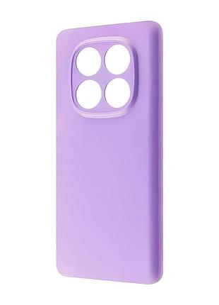 Чехол-накладка silicone case full xiaomi redmi note 14 pro 5g фиолетовый