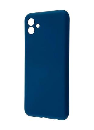 Чехол-накладка silicone case full samsung galaxy a06 (a065) синий