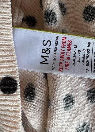 Полувер в горохи marks &amp;spenser 5