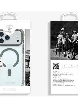 Чехол-накладка santa barbara polo & racquet club series rebecca (sb-ip17sprbc-p6.3dgry) iphone 17 pro (6.3") dark gray