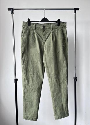 Штани хакі зі щільної тканини у розмірі w36, l31, union works workwear khaki pants