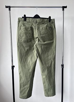 Штани хакі зі щільної тканини у розмірі w36, l31, union works workwear khaki pants