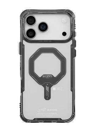 Чехол-накладка skinarma saido (mag-charge) iphone 17 pro (6.3") graphite
